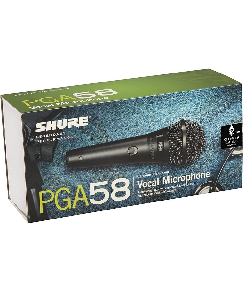 Shure PGA58-QTR Vocal Mic w/ Hi-Z Cable